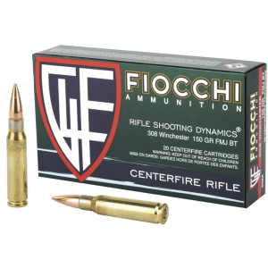 Fiocchi .308 Winchester 150gr FMJ Ammo (200u)
