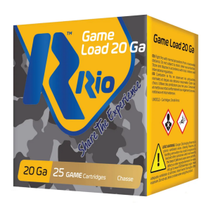 Rio Game Load 20 Gauge 2.75" #7.5 Ammo (250u)