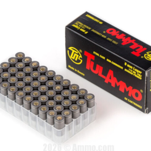 TulAmmo 9mm Ammo - 1000 Rounds of 115 Grain FMJ Ammunition