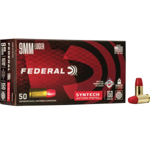 Federal Syntech 9mm 150gr Total Synthetic Jacket Ammo